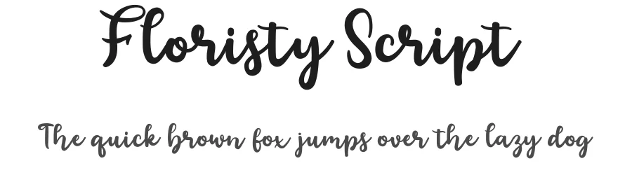 Floristy Script
