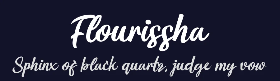 Flourissha by Letterena Studios — Script Handwritten Font — thumbnail 2