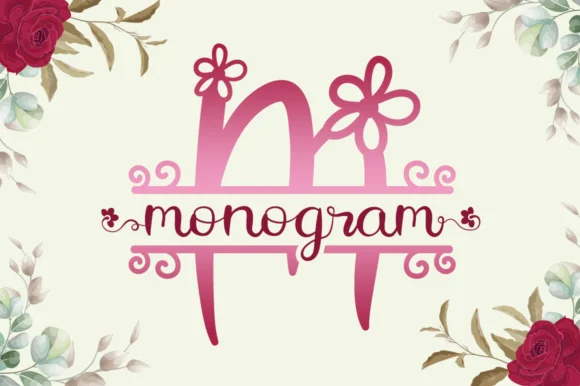 Flower Monogram Font by illushvara — Script Handwritten Font