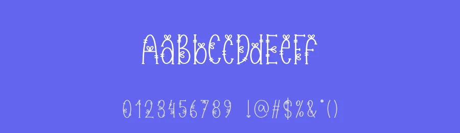 Flower Symbol by Scratchones — Decorative Font — thumbnail 3