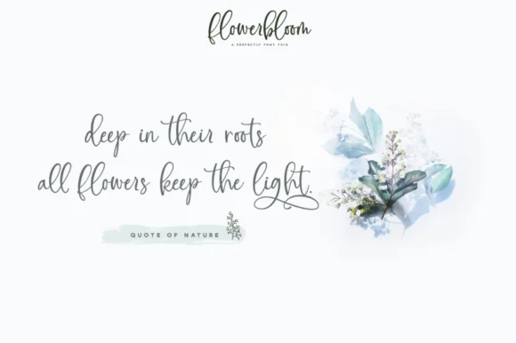 Flowerbloom Font by Silverdav — Serif Font — thumbnail 2