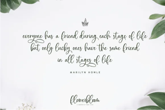 Flowerbloom Font by Silverdav — Serif Font — thumbnail 3