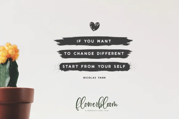 Flowerbloom Font by Silverdav — Serif Font — thumbnail 5