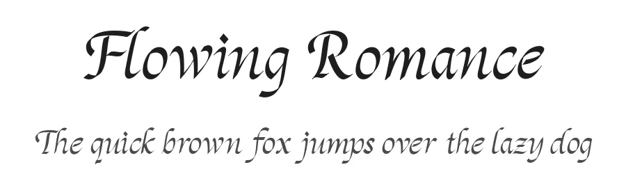 Flowing Romance