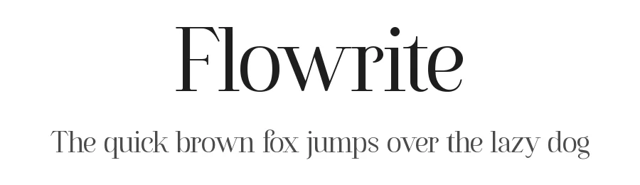 Flowrite