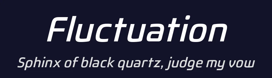 Fluctuation by Typodermic Fonts — Sans Serif Font — thumbnail 2