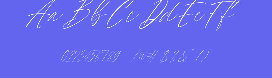 Flumbery White by Letterhend Studio — Script Handwritten Font — thumbnail 3