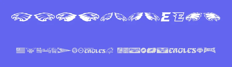 Fly Eagles Fly by Iconian Fonts — Dingbats Font — thumbnail 3