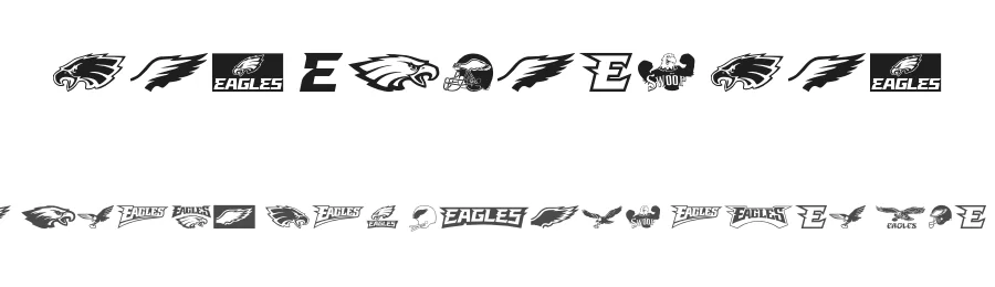 Fly Eagles Fly by Iconian Fonts — Dingbats Font