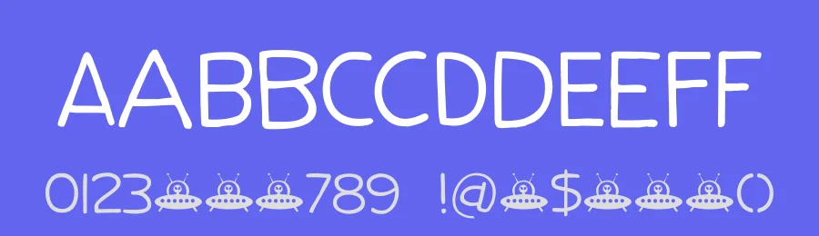 Flying Saucer Script by Hanoded — Script Handwritten Font — thumbnail 3