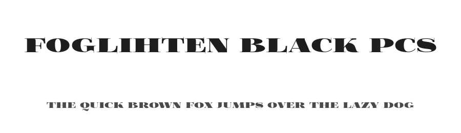 Foglihten Black Pcs