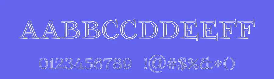 Foglihten No 03 by gluk — Decorative Font — thumbnail 3