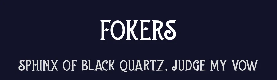 Fokers by Letterhend Studio — Decorative Font — thumbnail 2