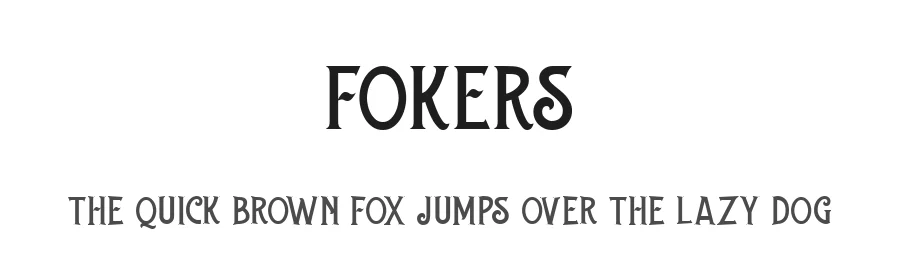 Fokers by Letterhend Studio — Decorative Font