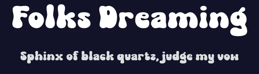 Folks Dreaming by Prioritype Co — Decorative Font — thumbnail 2