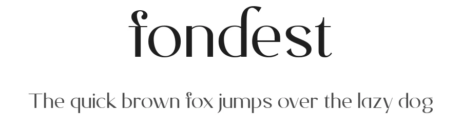 Fondest by Prioritype Co — Sans Serif Font