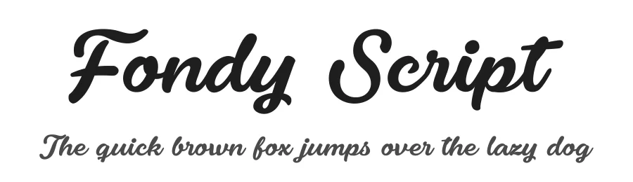 Fondy Script
