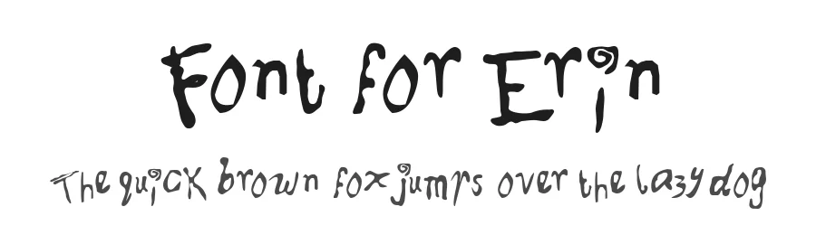 Font for Erin