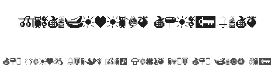 Fontalicious Thingbats by Fontalicious — Dingbats Font