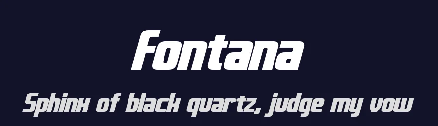 Fontana by Pixel Sagas — Display Font — thumbnail 2