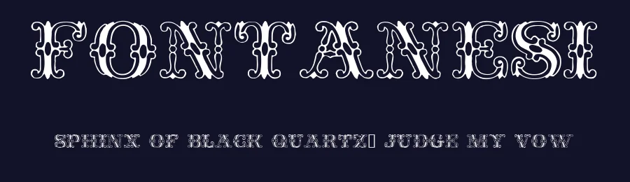 Fontanesi by House of Lime — Decorative Font — thumbnail 2