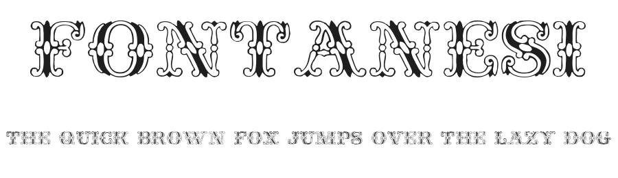 Fontanesi by House of Lime — Decorative Font