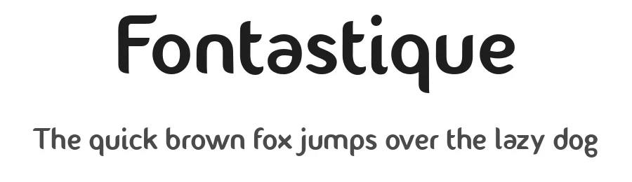 Fontastique by Benoรฎt Sjรถholm โ Sans Serif Font