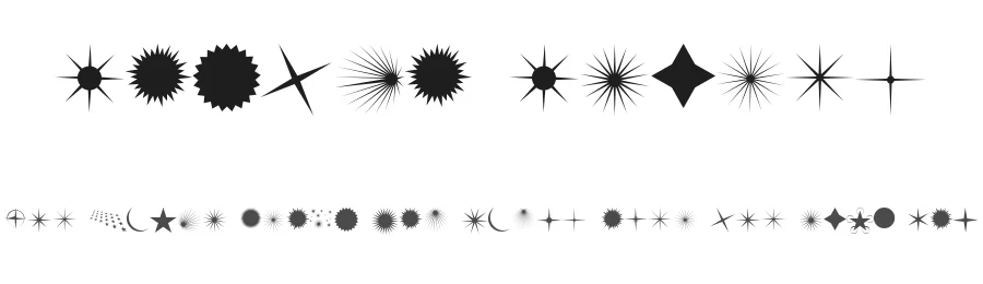 FontCo Flares by John Bruce — Dingbats Font