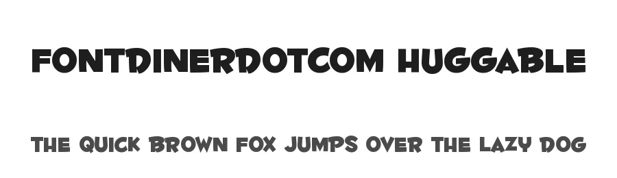 Fontdinerdotcom Huggable