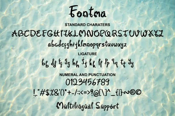 Fontma Font by PurMoon — Script Handwritten Font — thumbnail 7