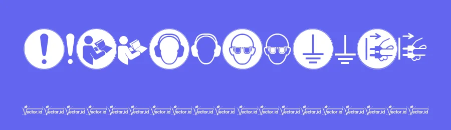 Fonts Vector Iso 7010 Mandatory by vector.id — Dingbats Font — thumbnail 3