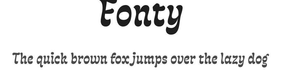 Fonty by RodrigoTypo — Decorative Font
