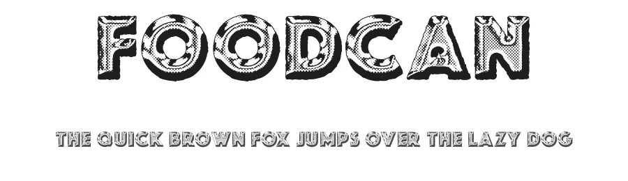Foodcan by Billy Argel Fonts ® — Decorative Font
