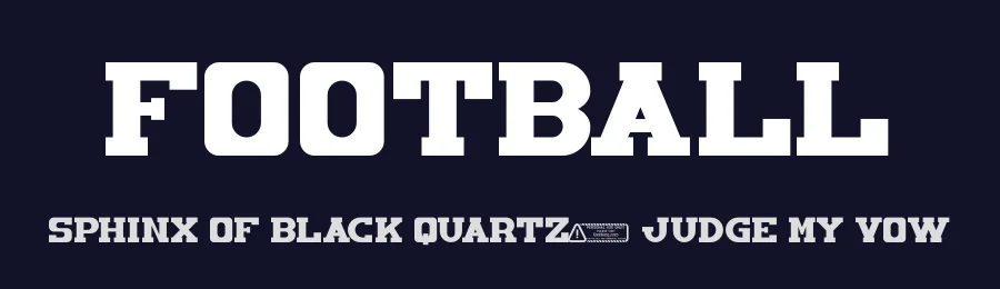 Football by Kong Font — Decorative Font — thumbnail 2