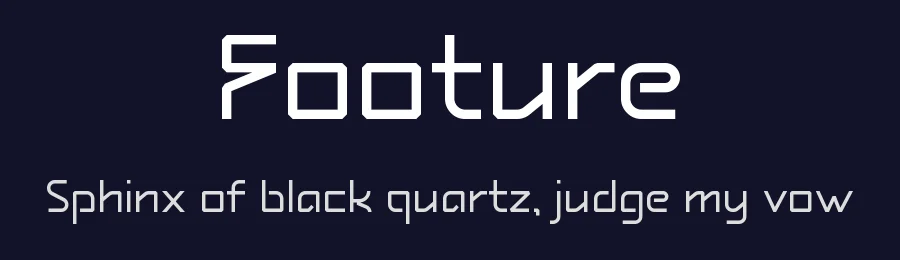 Footure by Pinisiart — Display Font — thumbnail 2