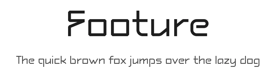 Footure by Pinisiart — Display Font