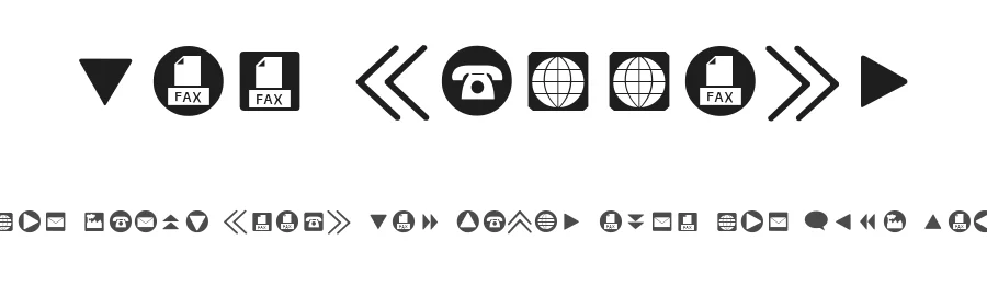 For Buttons by Sba Factory — Dingbats Font