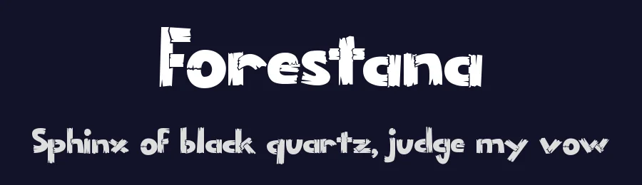Forestana by Tokopress — Decorative Font — thumbnail 2
