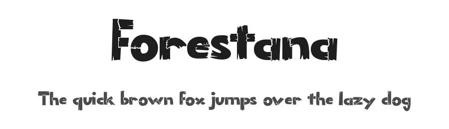 Forestana by Tokopress — Decorative Font