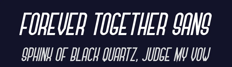 Forever Together Sans by Figuree Studio — Sans Serif Font — thumbnail 2