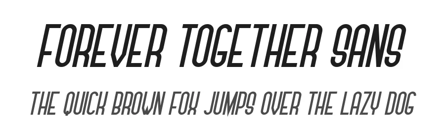 Forever Together Sans by Figuree Studio — Sans Serif Font