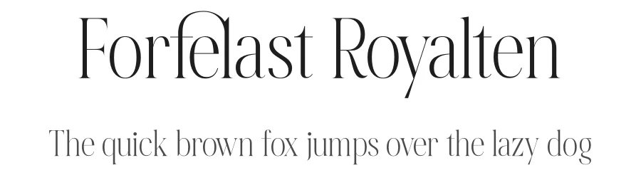 Forfelast Royalten