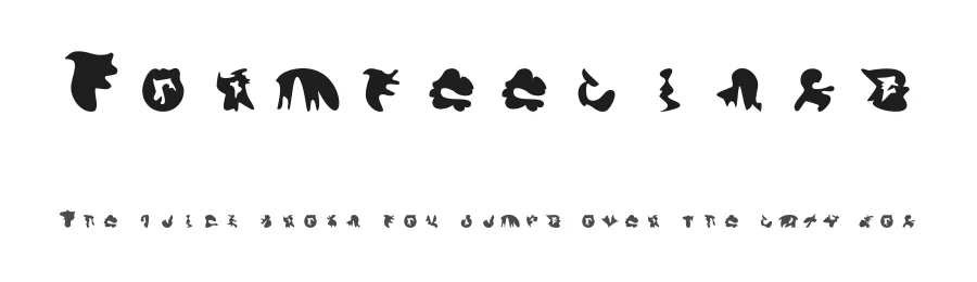 Formfeelings by Irma Sanchez — Dingbats Font