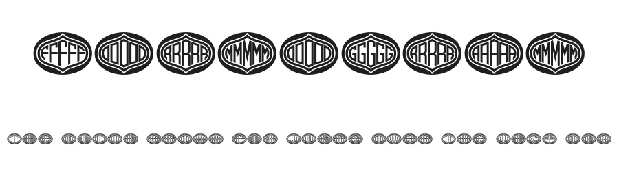 Formogram by Vladimir Nikolic — Decorative Font