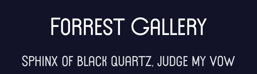 Forrest Gallery by Lettertype Studio — Sans Serif Font — thumbnail 2
