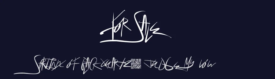 For Sale by Xerographer Fonts — Script Handwritten Font — thumbnail 2