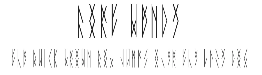 Fort Wendy by Viktor Hammarberg — Dingbats Font