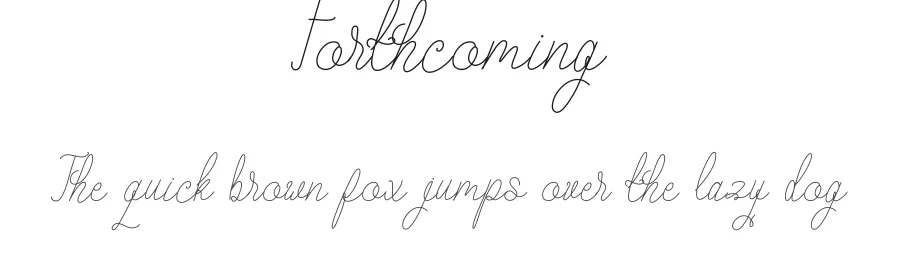 Forthcoming