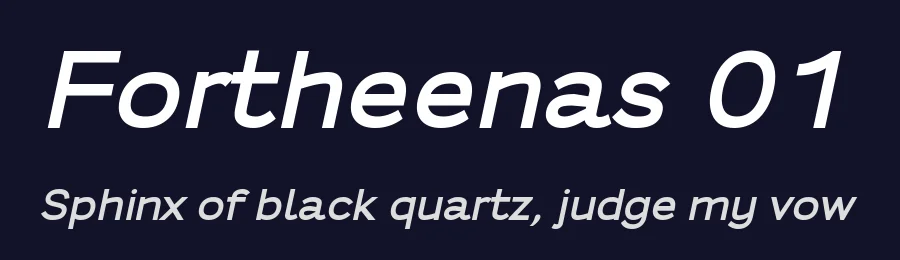 Fortheenas 01 by 7NTypes — Sans Serif Font — thumbnail 2