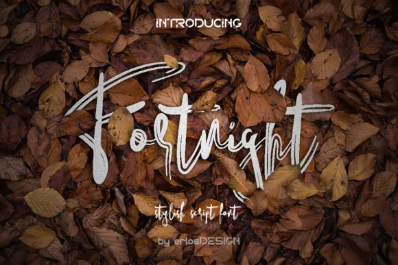 Fortnight Font by erlosDESIGN — Script Handwritten Font
